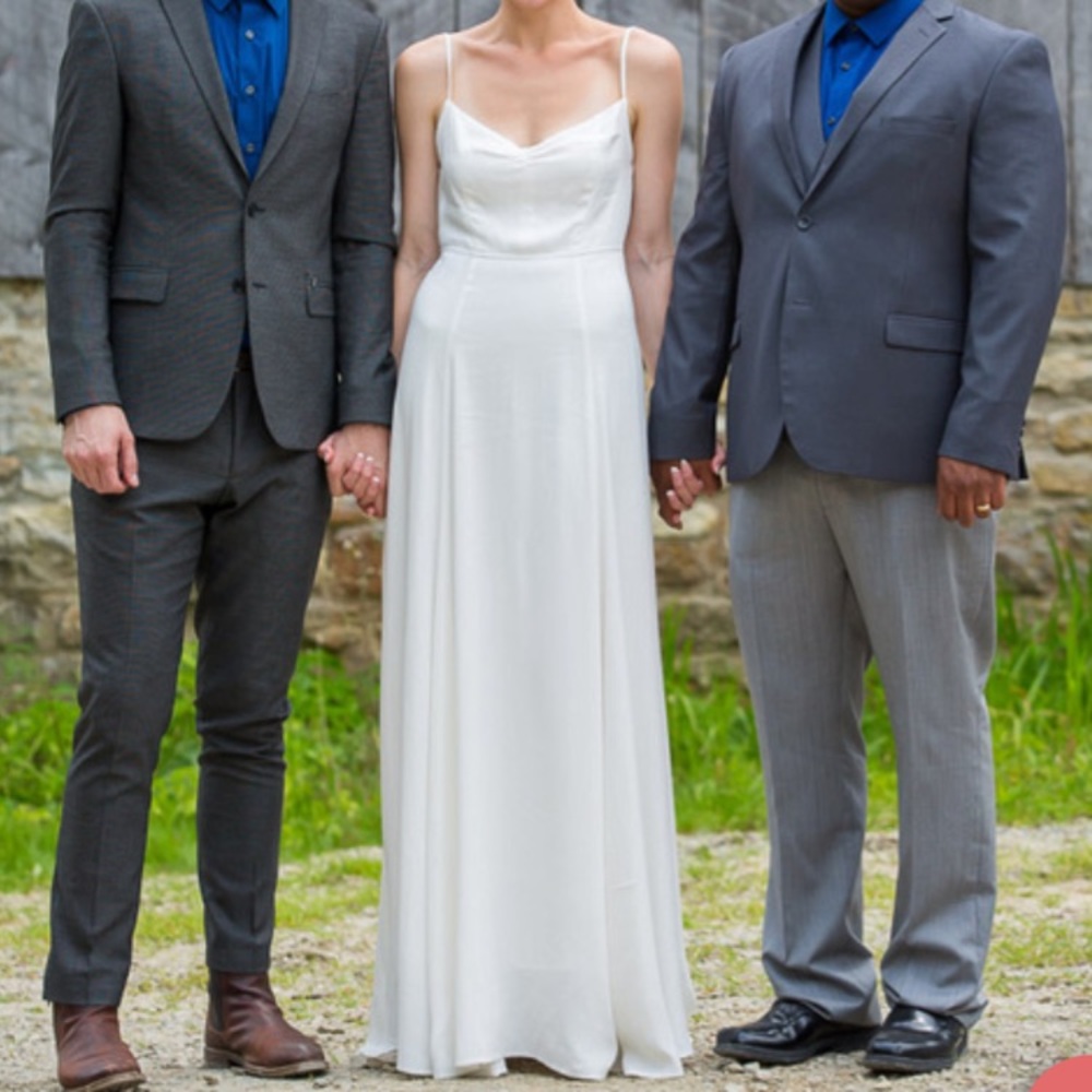 Reformation Thistle Wedding Dress in Ivory